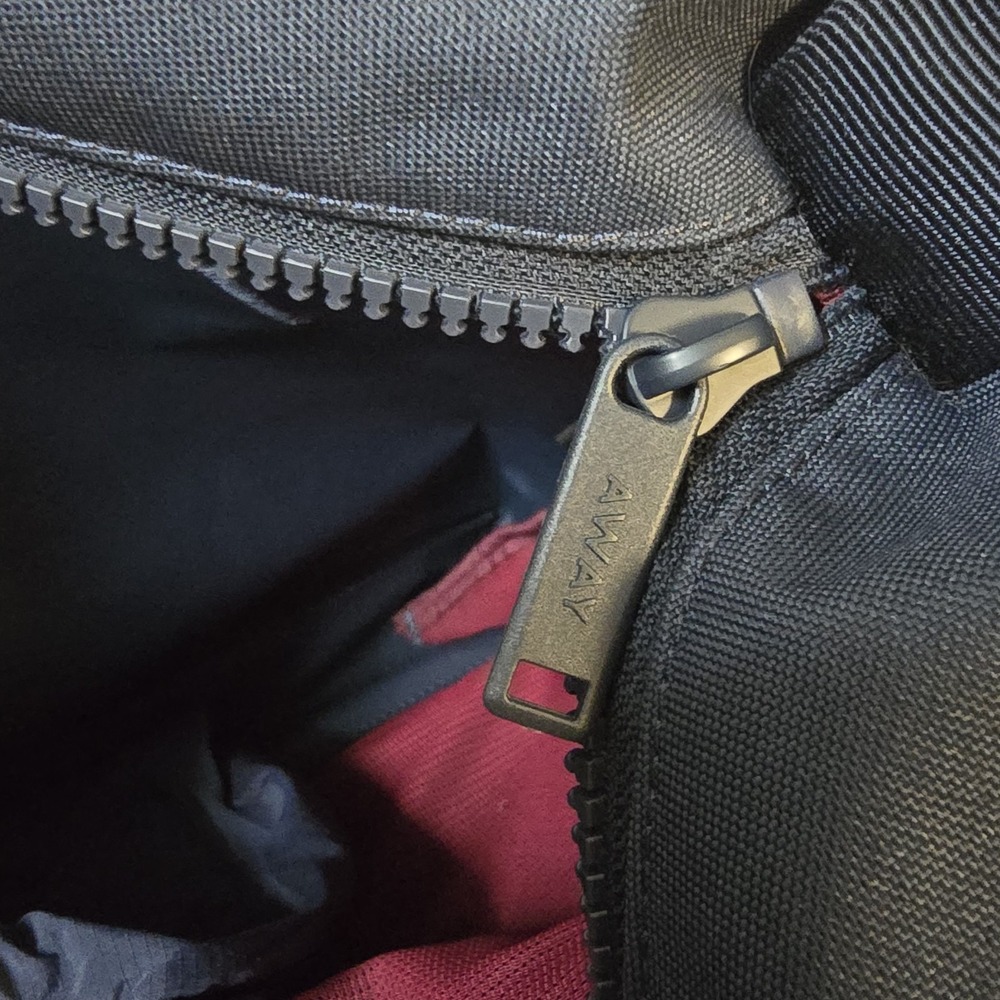 Away Travel Navy Blue Canvas Messenger Bag - Picture 3 of 5
